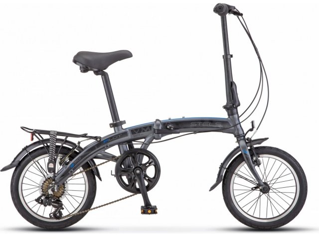 Дорожный велосипед Stels Pilot-370 16” V010, рама onesize Антрацитовый рама onesize  Антрацитовый
