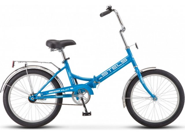 Городской велосипед STELS Pilot 410 20” Z011 (2021), рама 13.5” Синий