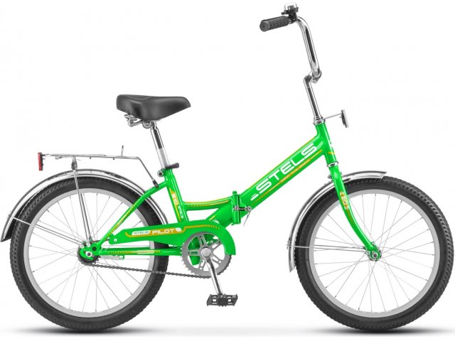 Велосипед Stels Pilot-310 20” Z011 рама 13” Зелёный/жёлтый