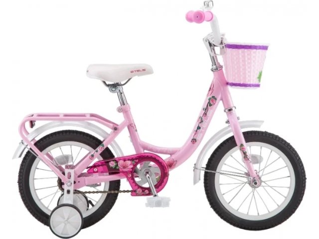 Детский велосипед STELS Flyte Lady 14 Z011 (2021) Розовый рама 9.5” Розовый