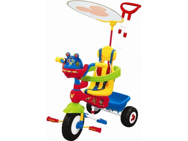 Детский велосипед Kiddieland трехколесный  Микки Маус