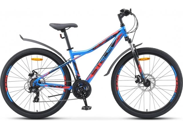 Горный велосипед Stels Navigator 710 MD V020 рама 18” Синий/чёрный/красный