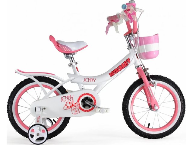 Детский велосипед Royal Baby Jenny 14 Onesize, Белый, RB14G-4