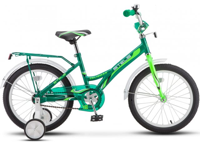 Детский велосипед Stels Talisman 18” Z010 рама 12” Зелёный