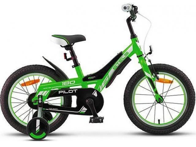 Детский велосипед Stels Pilot 18 016” V010, рама 9” Зелёный
