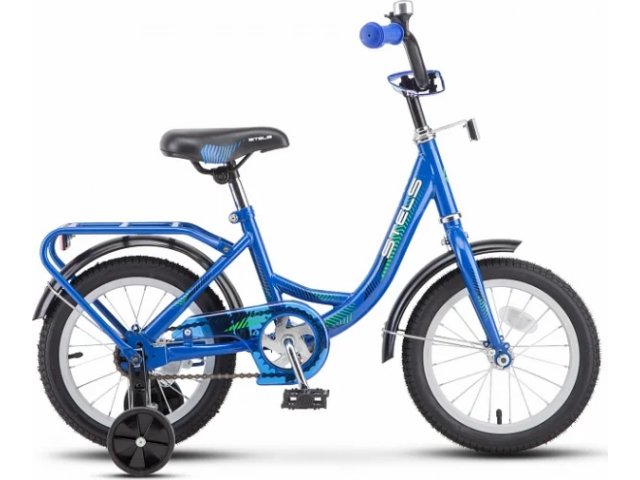 Детский Велосипед Stels Flyte 14” Z011, рама 9.5” Чёрный/красный