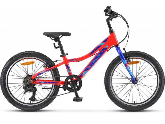 Детский велосипед Stels Pilot-250 Gent 20” V020, рама 10” Неон-красный 2021
