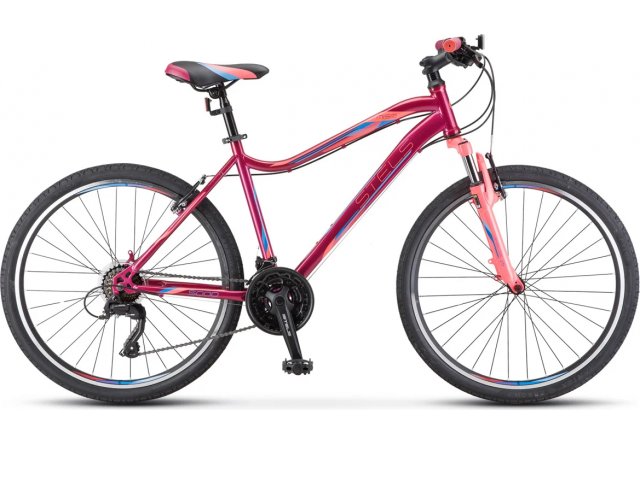 Велосипед Stels Miss-5000 V 26” V050, рама 16” Вишнёвый/розовый