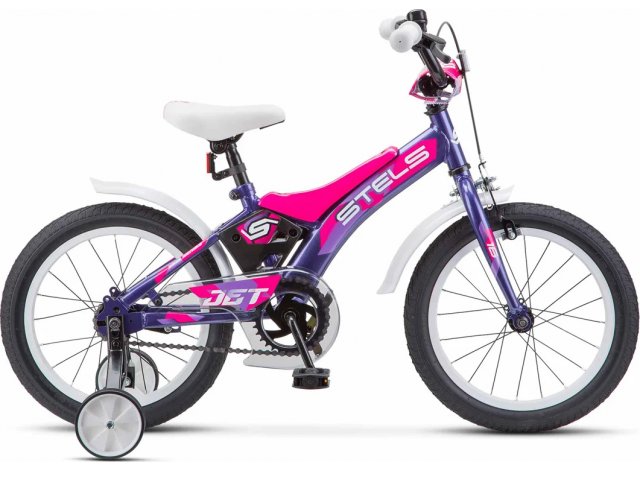 Детский велосипед Stels Jet 14” Z010, рама 8.5” Фиолетовый