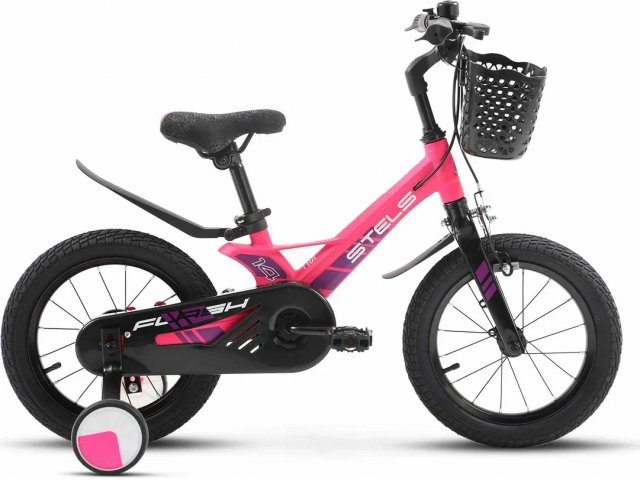 Детский велосипед Stels Flash KR 16 Z010, рама 8.3 Розовый 16" Z010, рама 8.3" Розовы
