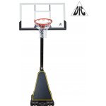 Баскетбольная мобильная стойка 54 DFC STAND54G 136x80 см стекло