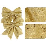 Набор бантиков «Золотистые блестки», 12*2*13 см, 2 шт, Koopman CAA626650