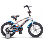 Детский велосипед Stels Arrow 14 рама 8.5” Синий/белый размер рамы 8.5” Синий/белый