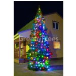 Многофункциональный комплект освещения «Цветной каскад», для новогодних елок высотой 4 м