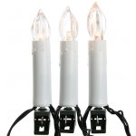 Гирлянда Свечи Уютное Пламя, 30 свечей с экстра теплым белым светом, на клипсах, 7.25 м, зеленый ПВХ Kaemingk