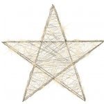 Светодиодная фигура Звезда Ажурная 50 см, 60 теплых белых LED ламп, IP20 Kaemingk