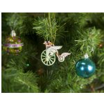 Елочная игрушка - Ретро велосипед 3015 Angel Розовая карамель