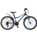 Детский велосипед Stels Navigator 410 V 24 21-sp V010 (2019) рама 12” Чёрный/синий