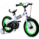 Детский велосипед Royal Baby Buttons 18 Onesize, Бело-зелёный, RB18-15