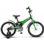 Детский велосипед Stels Jet 14” Z010, рама 8.5” Чёрный/зелёный