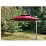 Садовый зонт GardenWay Turin бордовый
