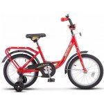 Детский велосипед Stels Flyte 14” Z011 рама 9,5” Черный/красный рама 9,5” черный/красный