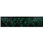 Светодиодная бахрома Rich LED, 3*0.9 м, мерцающая, черный провод , цв. зеленый
