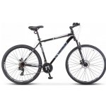 Велосипед Stels Navigator-700 MD 27.5” F020, рама 19” Чёрный/белый