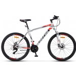Велосипед Stels Десна-2710 V 27.5” F010, рама 21” Серебристый/красный
