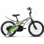 Детский велосипед Stels Galaxy KMD 18 Z010, Серый/зеленый 18" Z010, Серый/зеленый