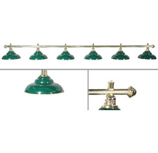 Лампа на шесть плафонов D38 (зеленая)