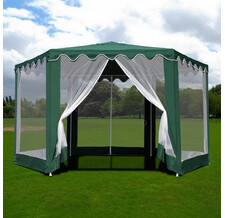 Садовый шатер Афина-Мебель 2 x 2 x 2 м AFM-1048H, цв. зеленый
