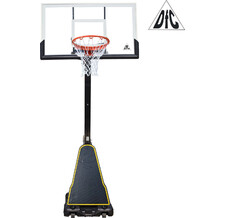 Баскетбольная мобильная стойка 54 DFC STAND54G 136x80 см стекло