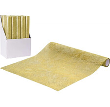 Ткань для декорирования 250*30 см золотая Koopman 767540200