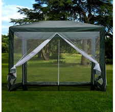 Садовый шатер Афина-Мебель 2х3 м с сеткой AFM-1061NA  Green