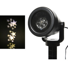 Новогодний уличный проектор Звезды, теплый белый свет, 16 м2 Kaemingk 494394