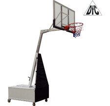 Баскетбольная мобильная стойка 56 DFC STAND56SG 143x80CM поликарбонат