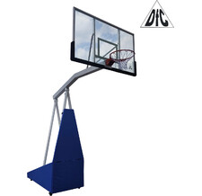 Баскетбольная мобильная стойка 72 DFC STAND72G PRO 180x105CM стекло