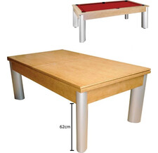Бильярдный стол для пула «Toledo» 7 ф (дуб) со столешницей, в комплекте аксессуары, плита 19mm 1 pc + сукно