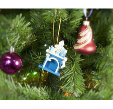 Елочная игрушка - Камин 650-3 K Tree Синий