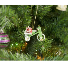 Елочная игрушка - Детский велосипед с багажником 6017 Star Хвоя