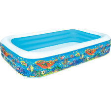 Надувной бассейн для детей Bestway Happy Flora, 305х183х56см