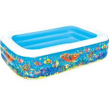 Надувной бассейн для детей Happy Flora 229х152х56см