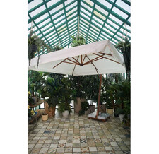 Профeссиональный зонт MAESTRO Royal Family 300 квадратный,бежевый с воланом Бежевый с воланом