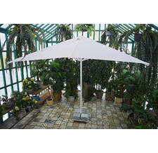 Зонт MISTRAL Royal Family 300 квадратный (база в комплекте), белый