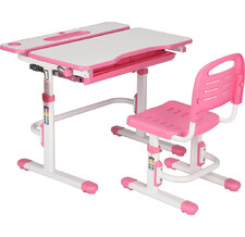 Комплект Cubby Парта и стул-трансформеры FunDesk  Botero pink