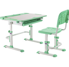 Комплект парта + стул трансформеры FunDesk DISA GREEN