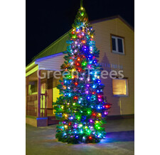 Многофункциональный комплект освещения «Цветной каскад», для новогодних елок высотой 4 м мульти