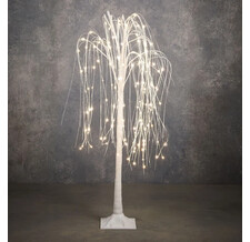 Светодиодное дерево Ива Рекмонд 120 см, 140 теплых белых LED ламп, таймер, IP44 Edelman