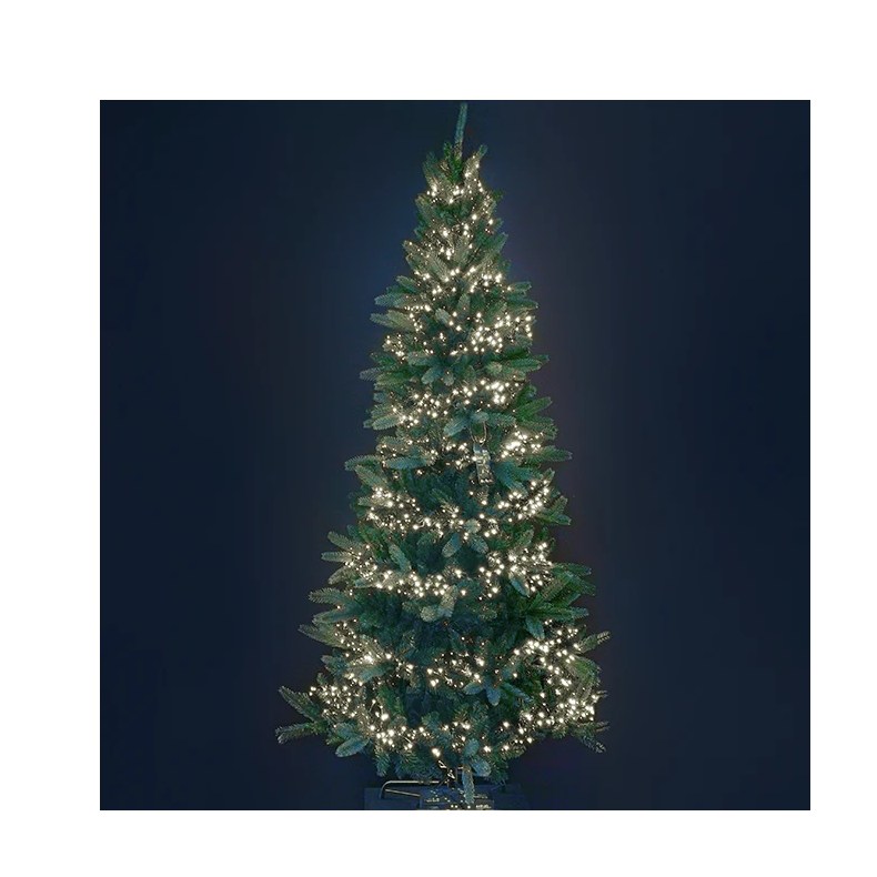 Ярусная гирлянда на елку 150 см Easy Light - Объемная, 126 теплых белых .